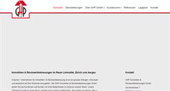 Desktop Screenshot of ghp-gmbh.ch